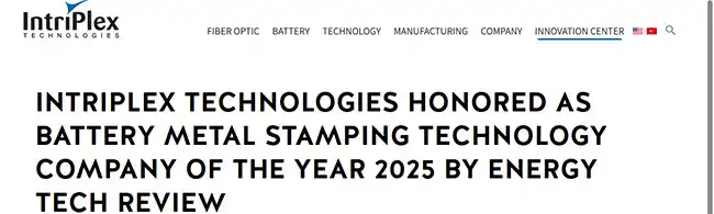 IntriPlex Technologies recognition